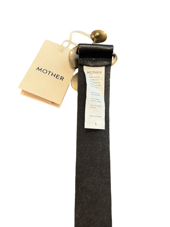 MOTHER Denim Jewelry Box Black Leather Belt L main image 5